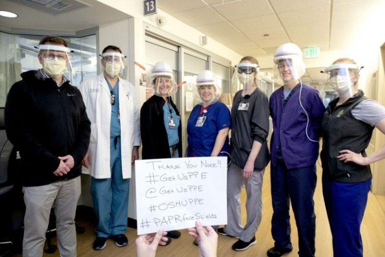 free nikes for health care workers