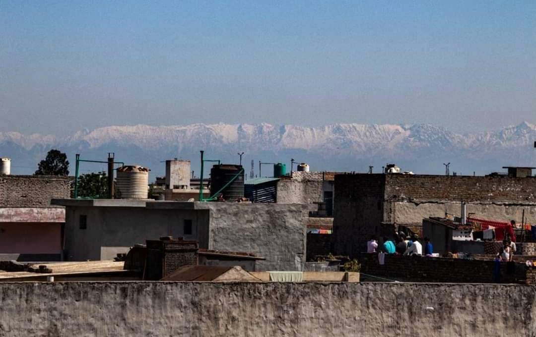View of Dhauladhar Mountains from Jalhandhar - Punjab_1