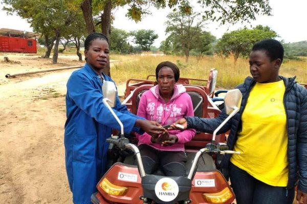 Electric-Powered Motorcycle Brings Income to Poor Women in Zimbabwe