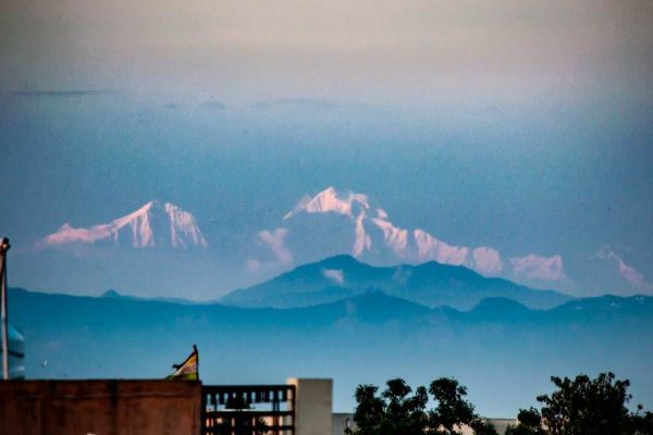 Gangotri Mountains Visible from Saharanpur Utter Pradesh-Coronavirus Lockdown