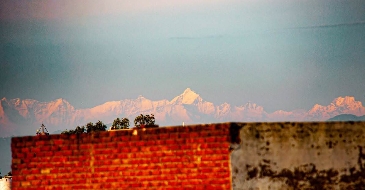 Gangotri Mountains Visible from Saharanpur Utter Pradesh-Cornavirus Lockdown_1