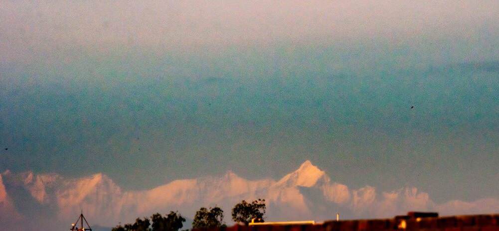 Gangotri Mountains Visible from Saharanpur Utter Pradesh-Coronavirus Lockdown_1