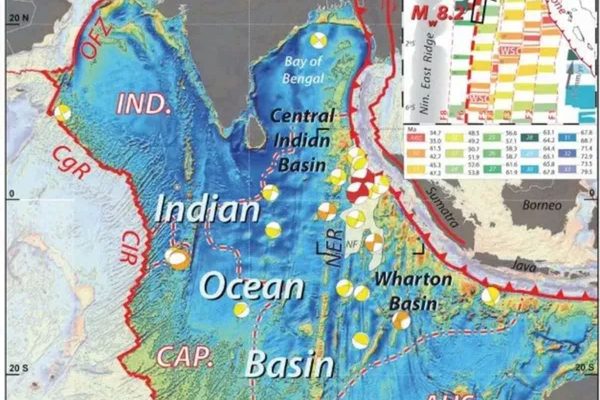 Giant Tectonic Plate Under Indian Ocean Is Splitting in Two