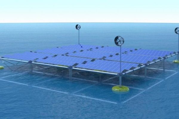 Hybrid Floating Platform to Generate Wind, Solar and Wave Energy