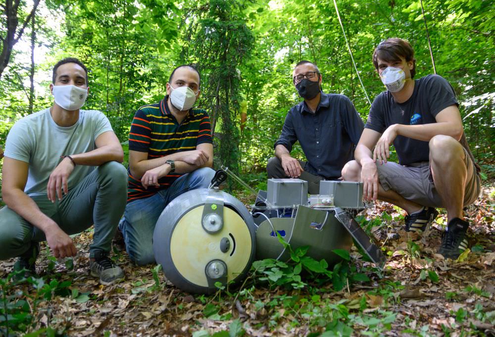 Slow-Moving SlothBot Hangs Around Monitoring Its Surroundings in Atlanta Botanical Garden