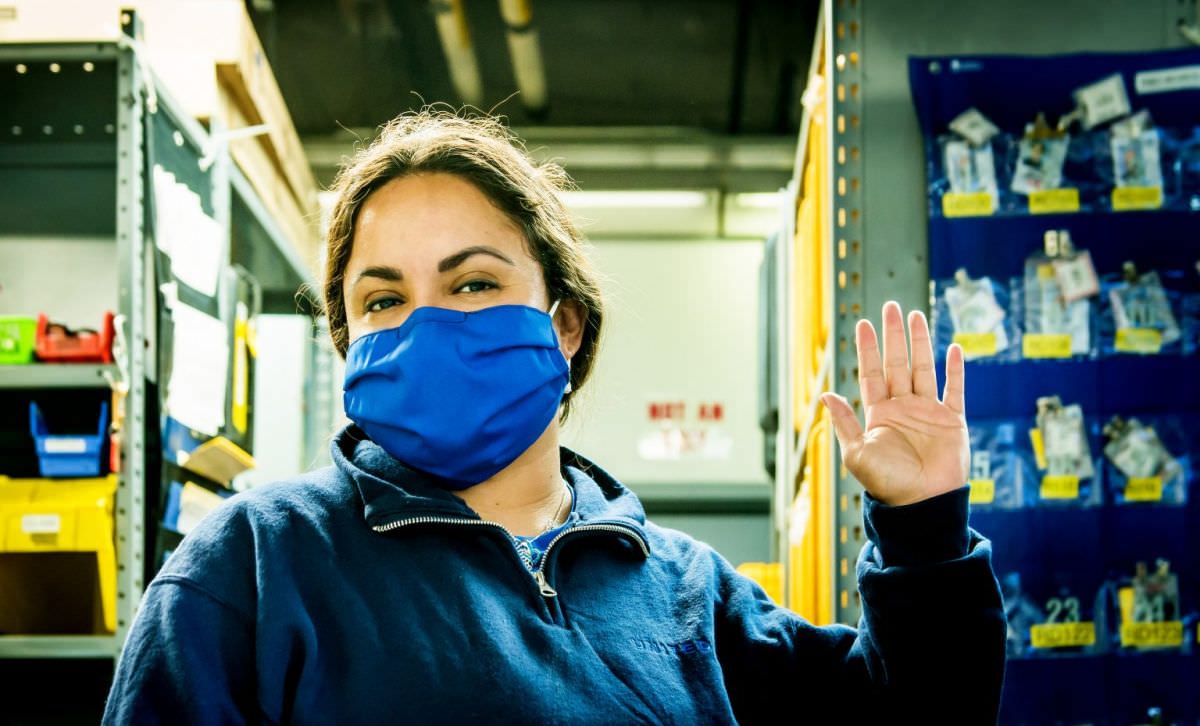 United Airlines Upcycling Old Uniforms into Face Masks for Employees