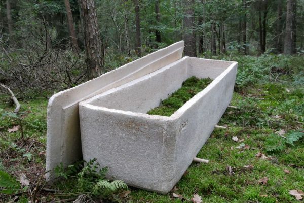 Living Cocoon is Decomposable Coffin Made from Mushroom Mycelium