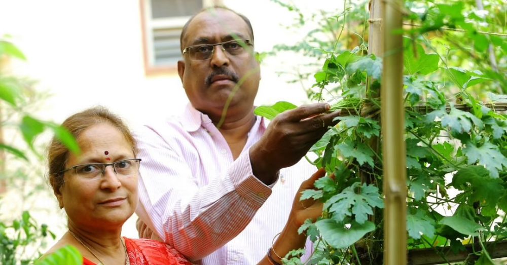 Padma and Srinivasm Pinnaka – individuals planting urban gardens in India