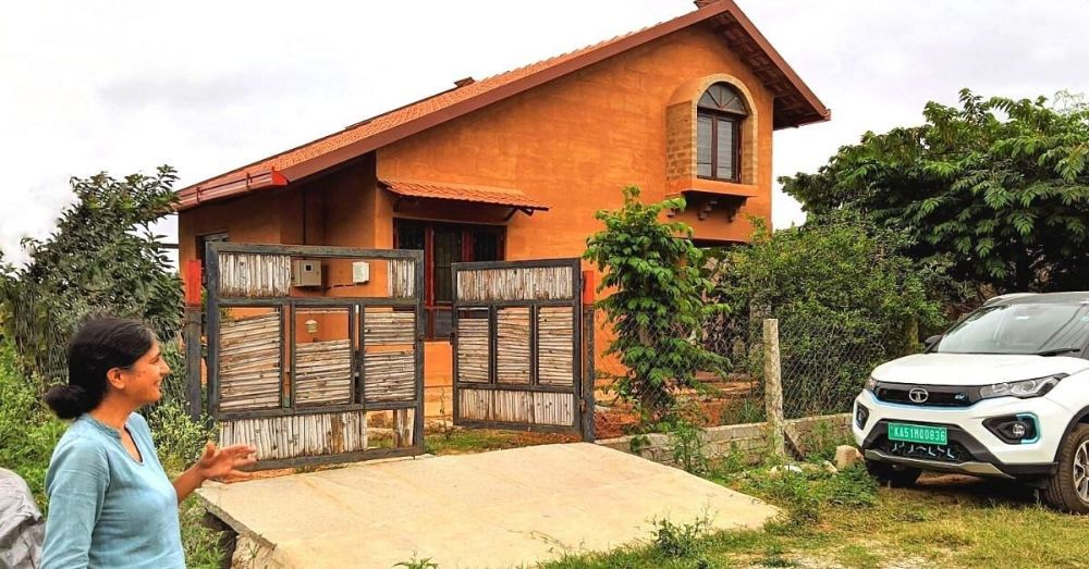 This Bengaluru Mud House Runs on Solar Power and Harvests Rainwater