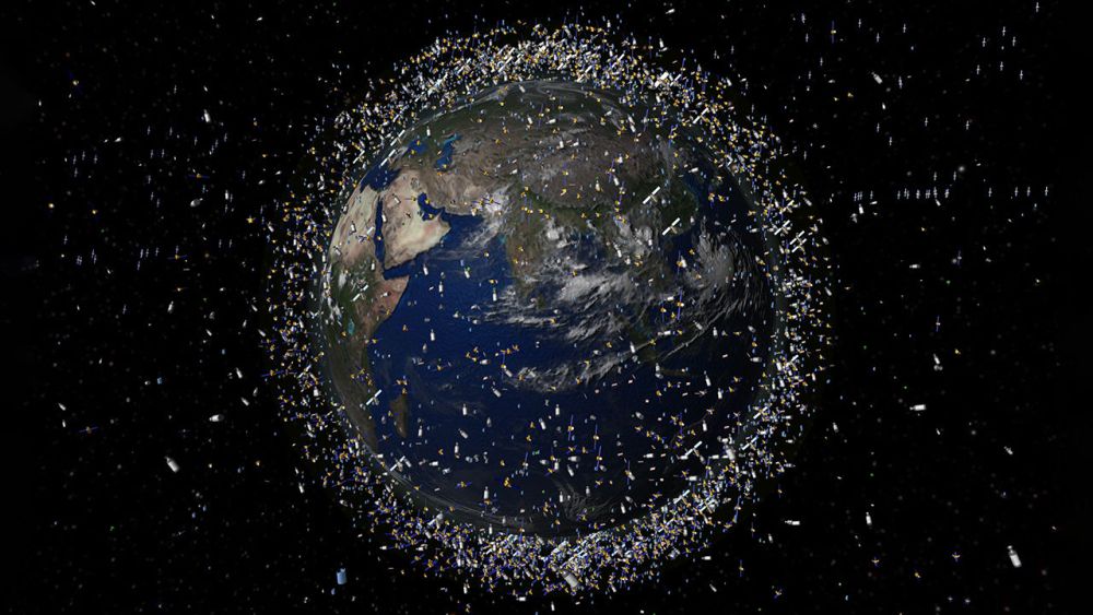 Light Pollution from Artificial Satellites Obstruct Astronomical Observations