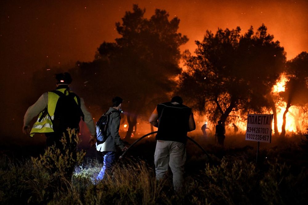 Greece Evacuates More Villages as Wildfire Spreads Through the Country