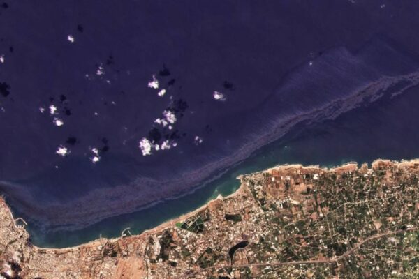 A Huge Oil Spill is Spreading Along Syria’s Coast