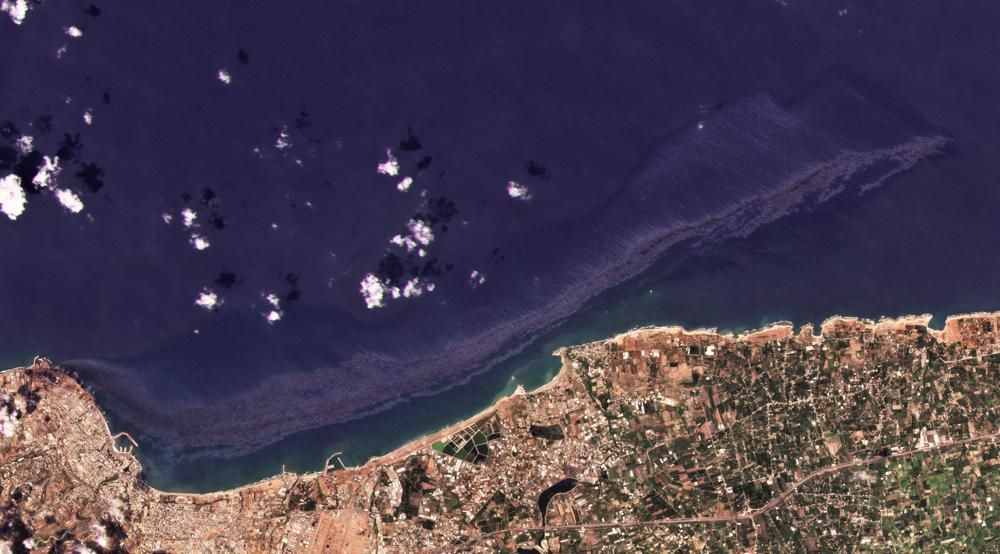 A Huge Oil Spill is Spreading Along Syria’s Coast