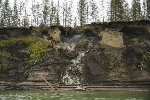 Calamitous Methane Release from Rock Formations in Arctic Permafrost