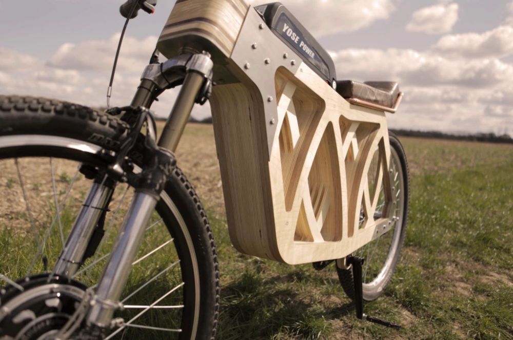 Electraply a Wooden Electric Bike