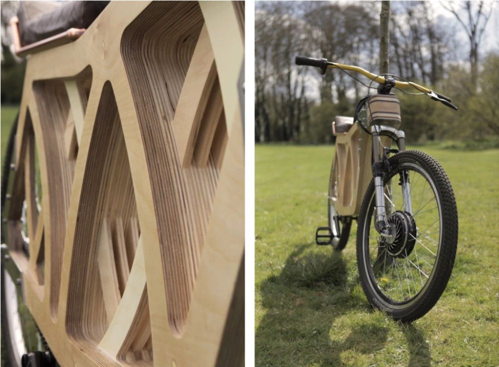 Electraply a wooden electric bike