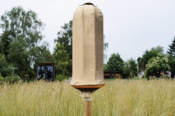 The HIIVE, a Bee Home Duplicates the microclimate of a Tree Cave