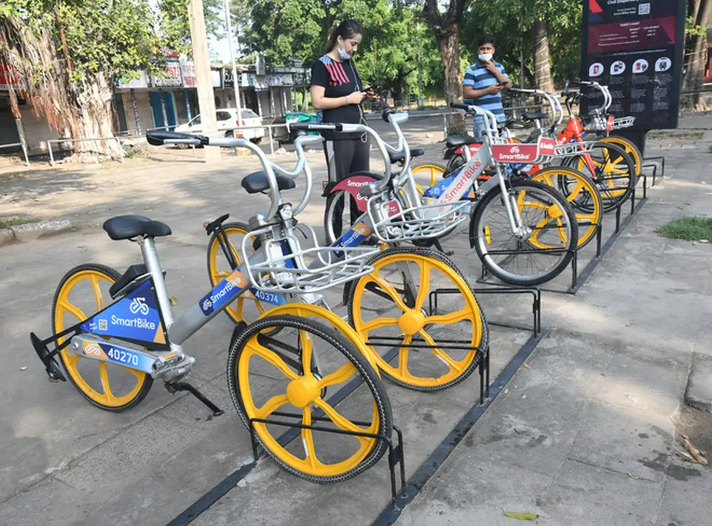 Vandalism Vexes Chandigarh’s Public Bike-sharing Cycle Project