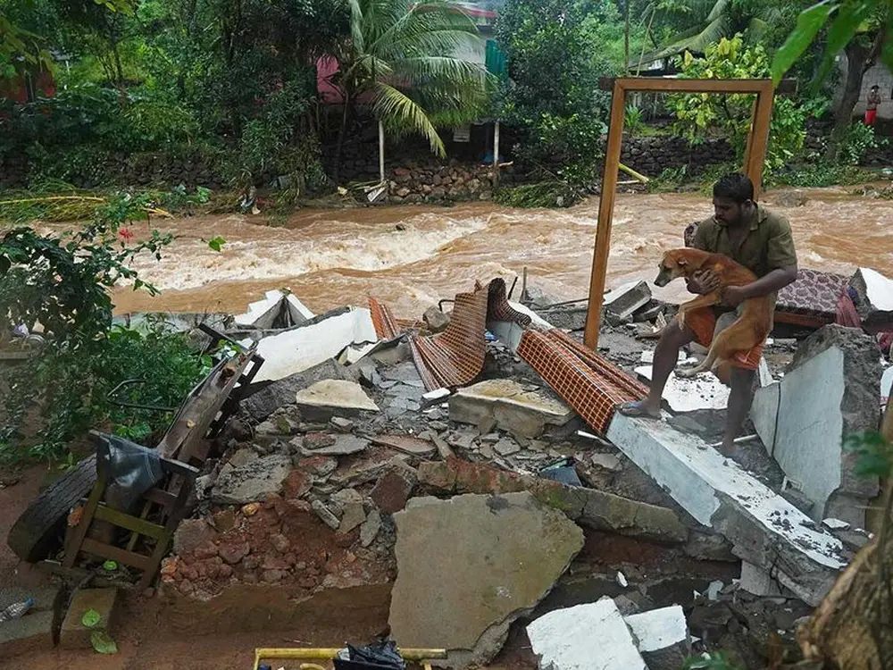 Heavy Rains Trigger Landslides and Floods in South India, 25 Dead