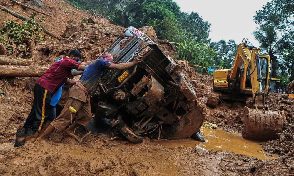 Heavy Rains Trigger Landslides and Floods in South India, 25 Dead