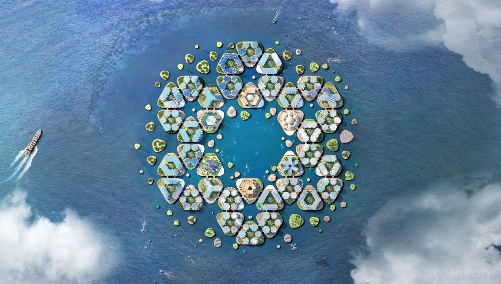 Floating city immune from disasters_OCEANIX