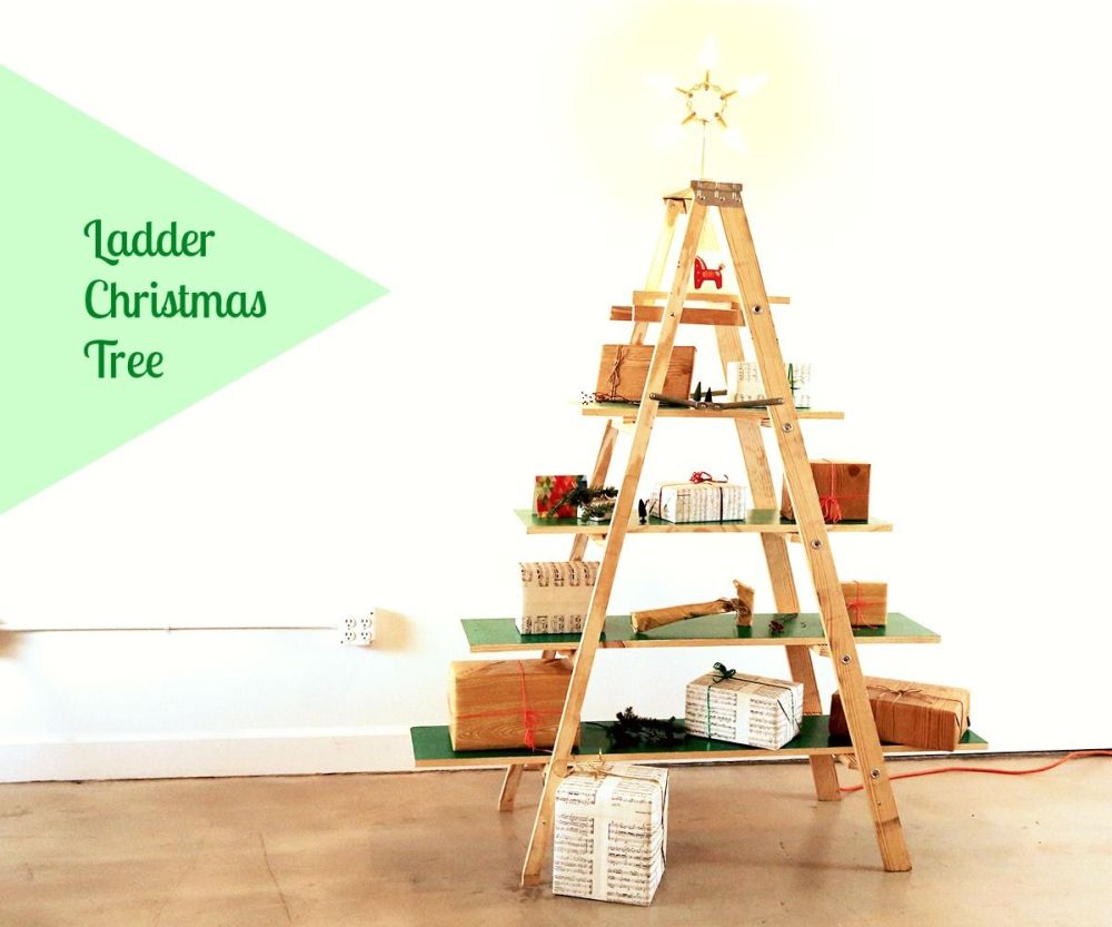 Ladder Christmas tree_ Instructables