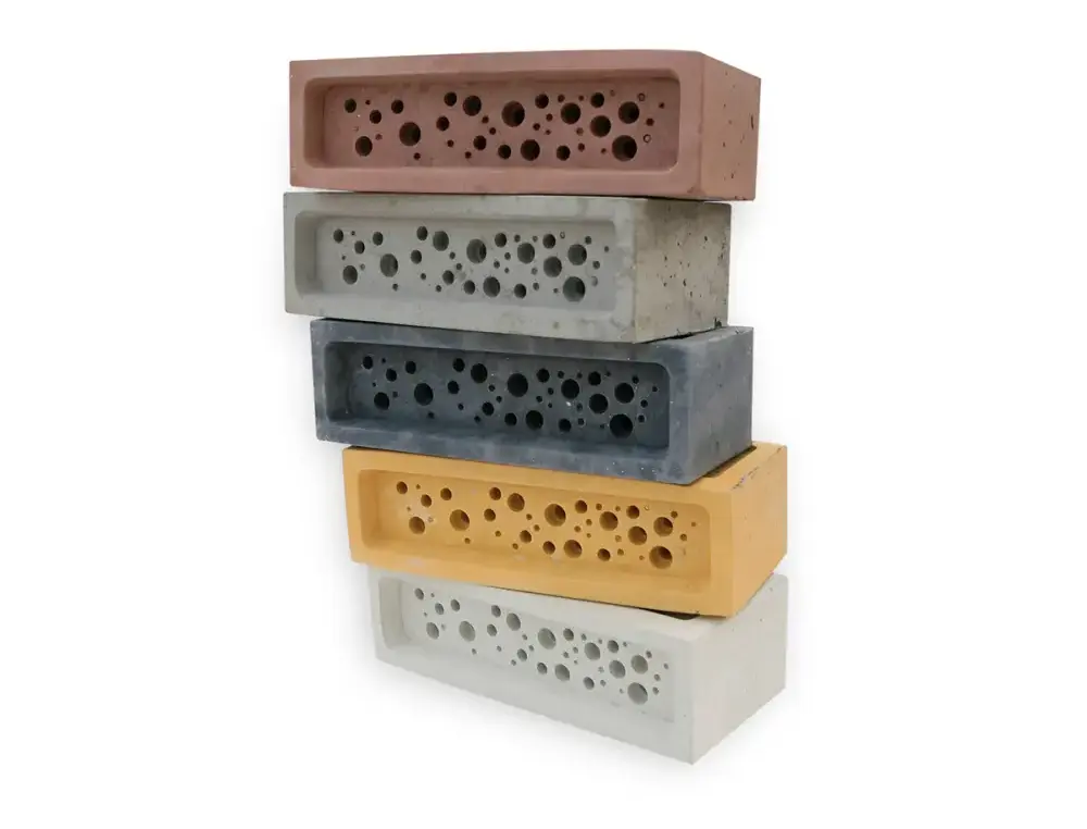 Bee Bricks Offer Home to Solitary Bees in English Countryside
