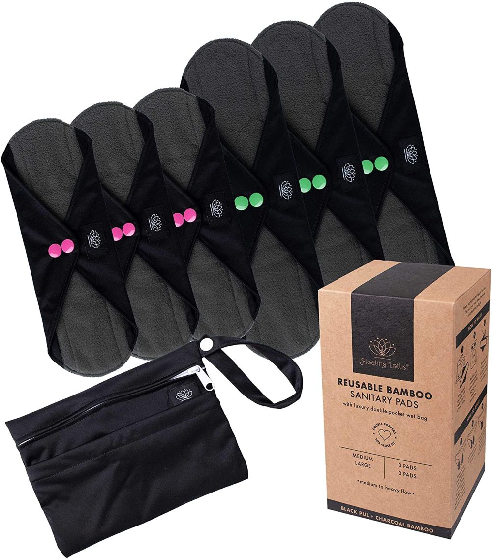 Floating Lotus Reusable Pads - Best Sustainable Period Products on Amazon