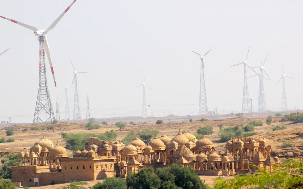 Largest Onshore Wind Farms in World - Jaisalmer Wind Park, India