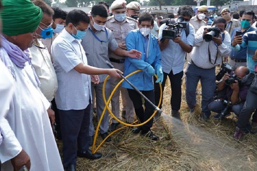 Microbial Spray Brings a Ray of Hope to Solve Air Pollution in India