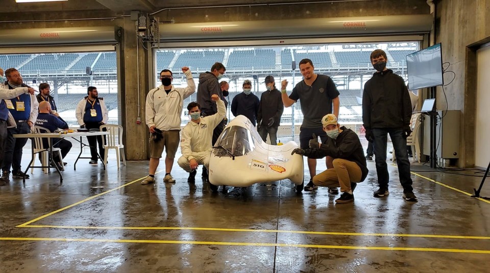 Sask Polytech Team’s Eco-Car Wins at Indianapolis Eco-Marathon 2022