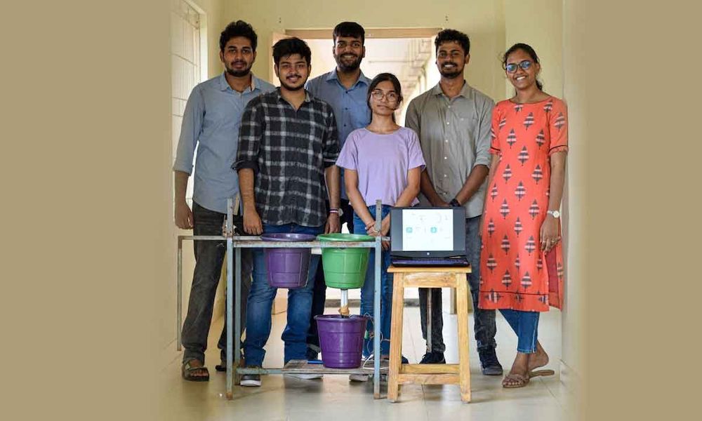 GITAM Students Design Smart Water-Recycling System for Kitchen Sinks