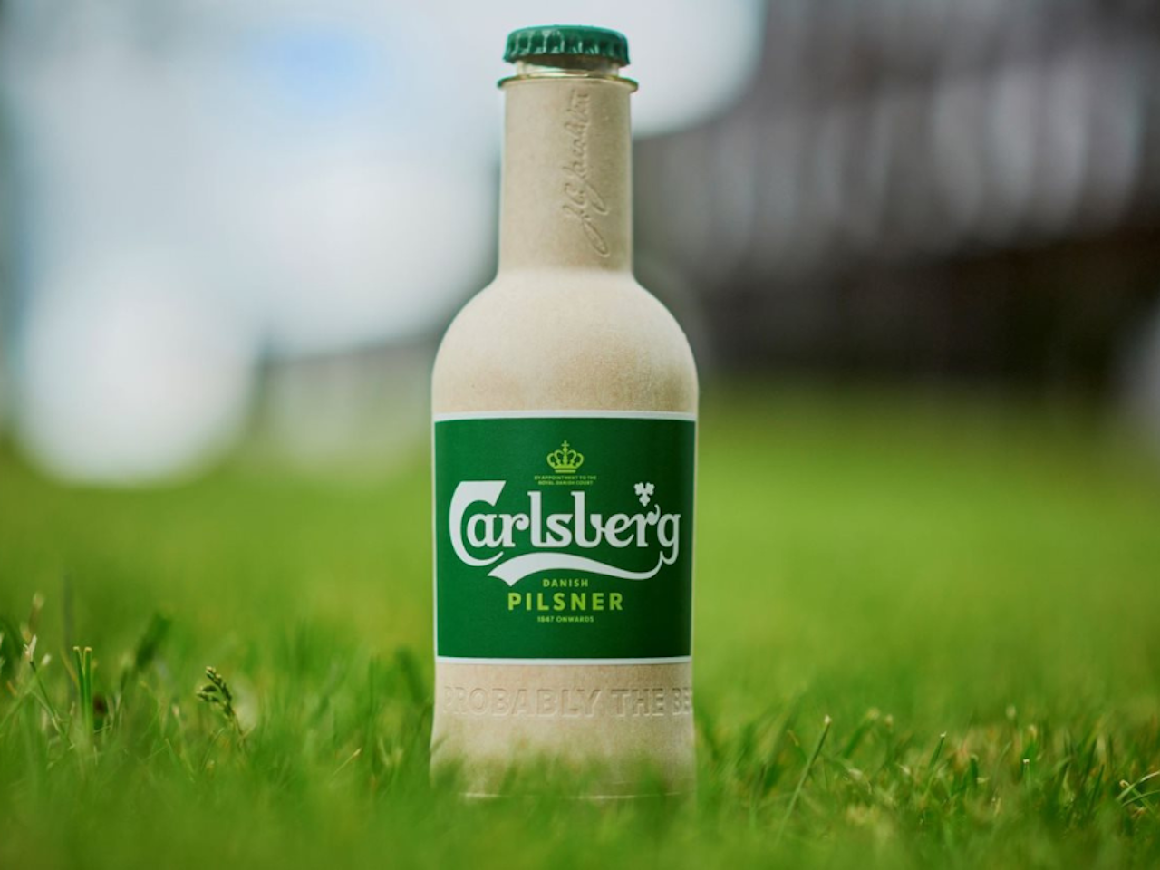 Carlsberg Green Fiber Bottle