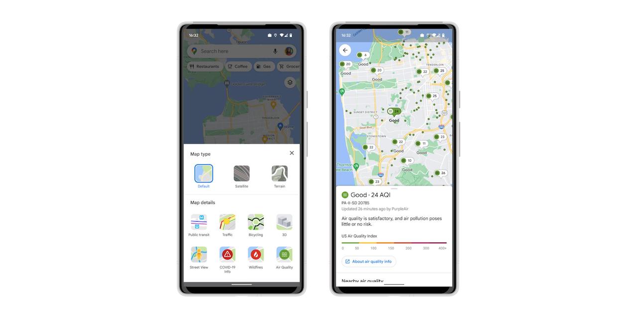 Google Maps Now Helping You Find Fresh Air Wherever You Go