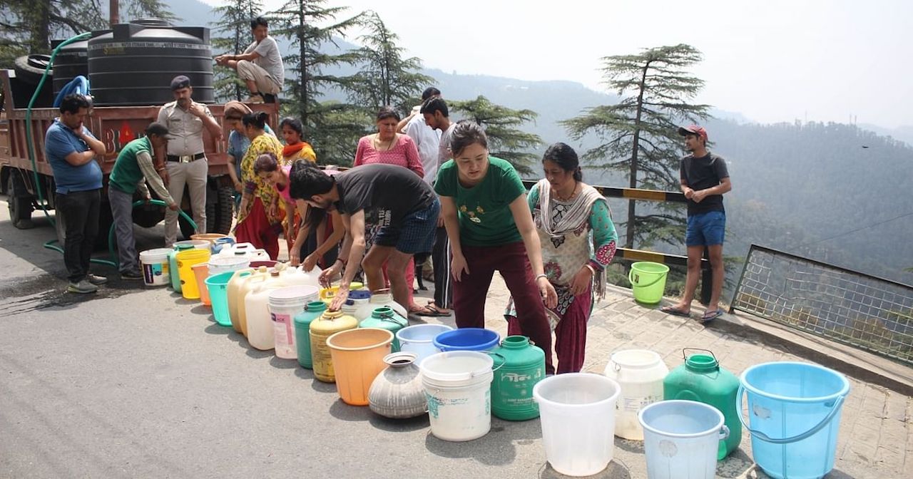 Shimla Facing Acute Water Crisis During Peak Tourist Season