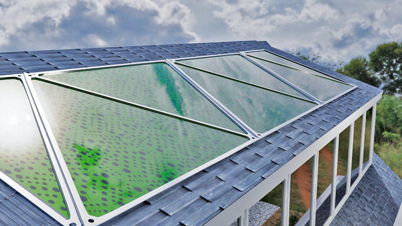 Algae-Based Biopanel Windows by Greenfluidics