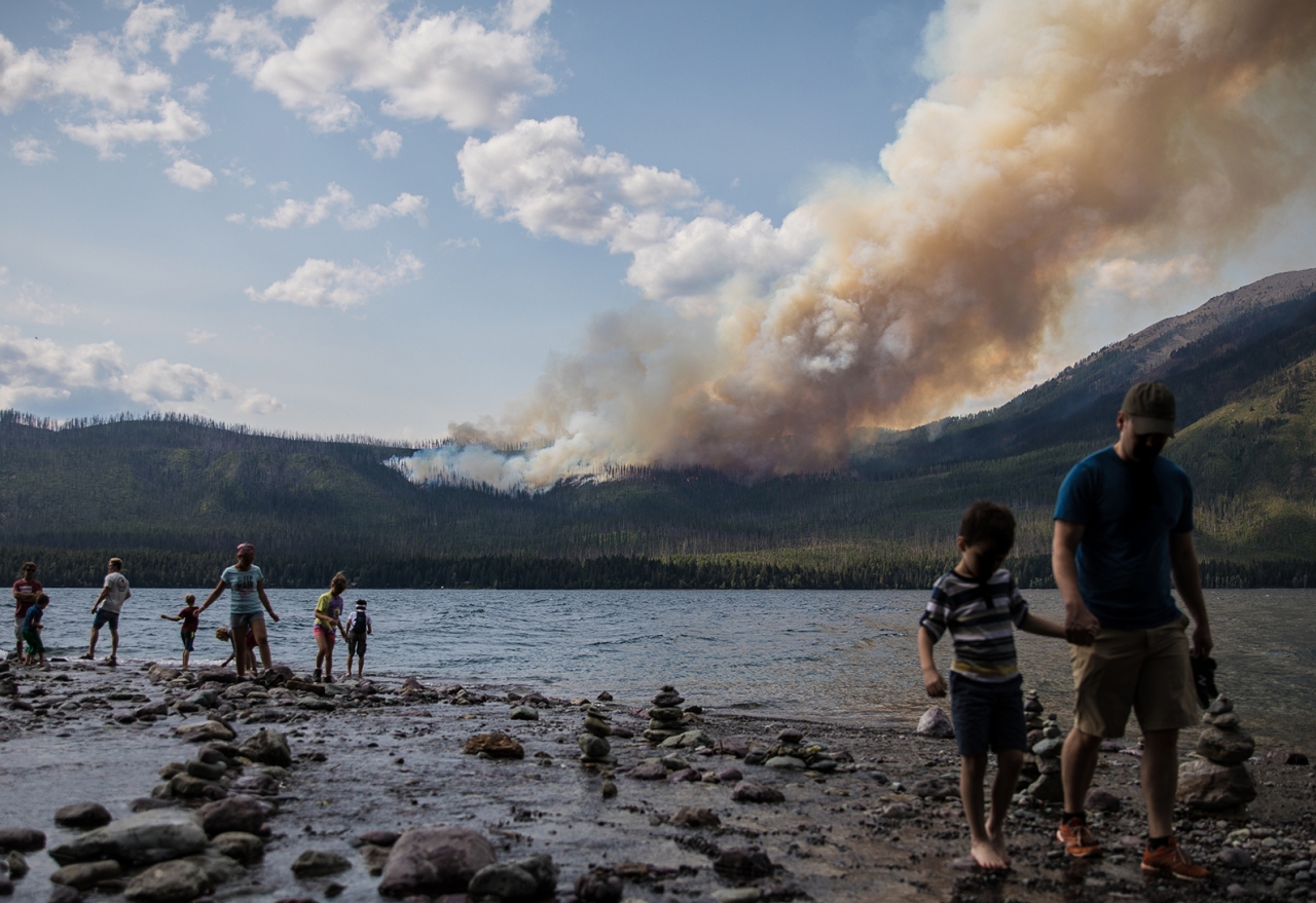 Climate Change Glacier National Park in North America