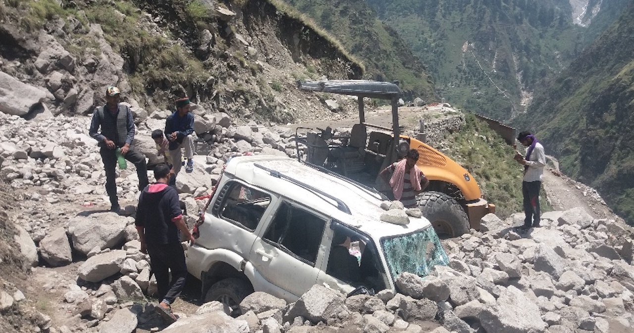 Cloudburst Sweeps Away Houses in Kinnaur, Shimla-Kaza Road Blocked