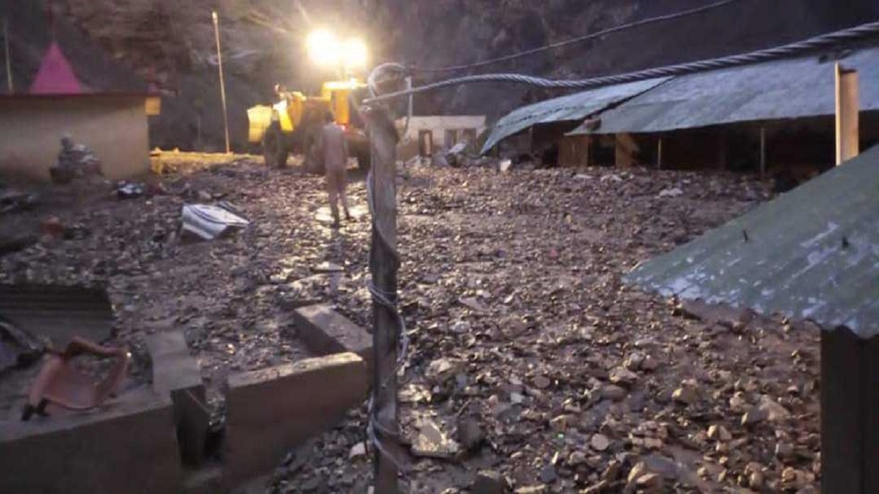 Cloudburst Sweeps Away Houses in Kinnaur, Shimla-Kaza Road Blocked