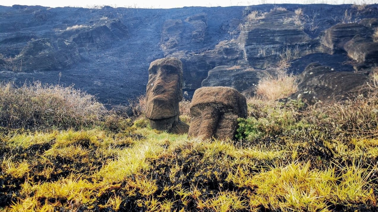 Easter Island Fire