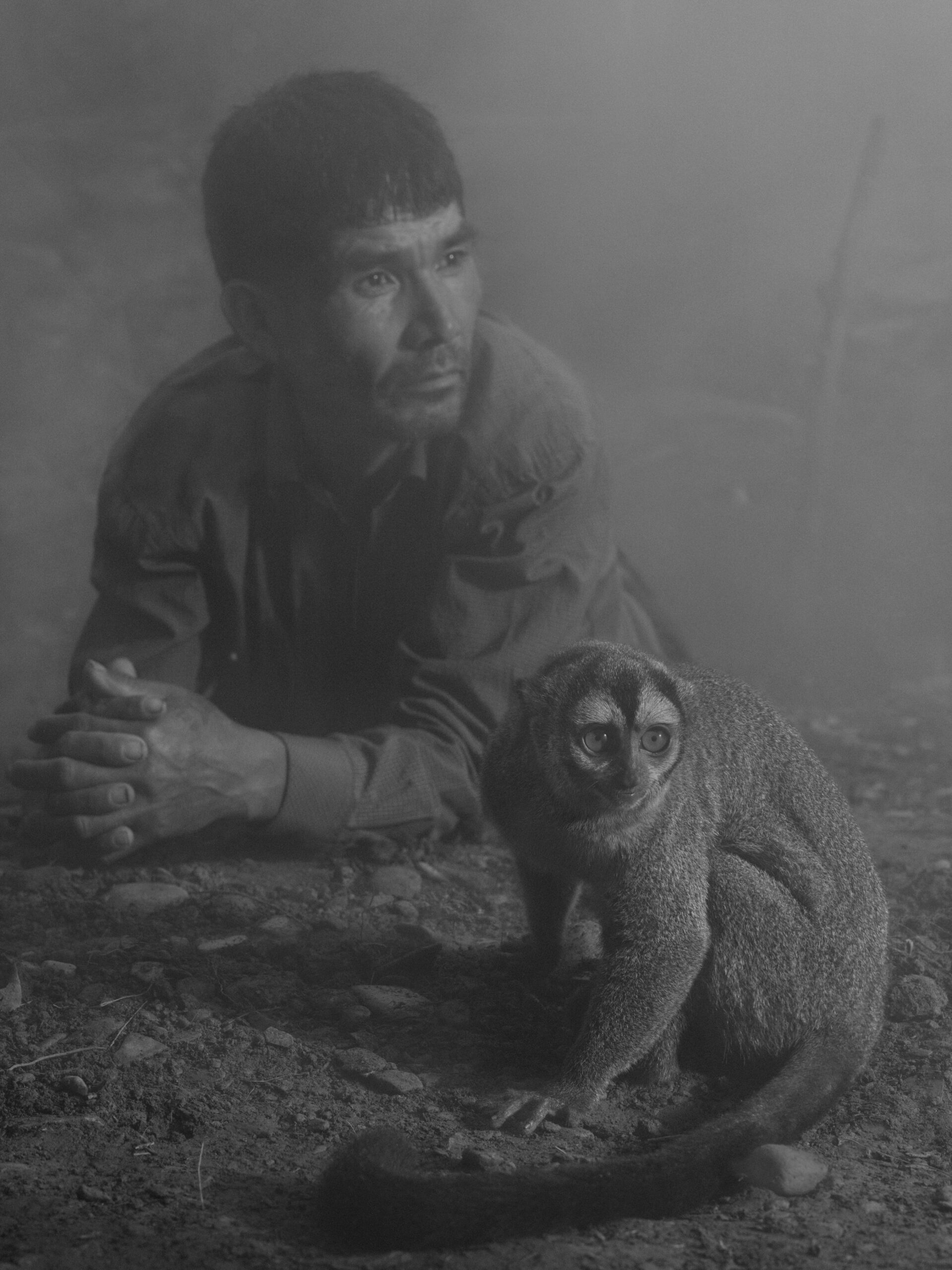 Nick Brandt portrays how people and animals impacted by climate change-21