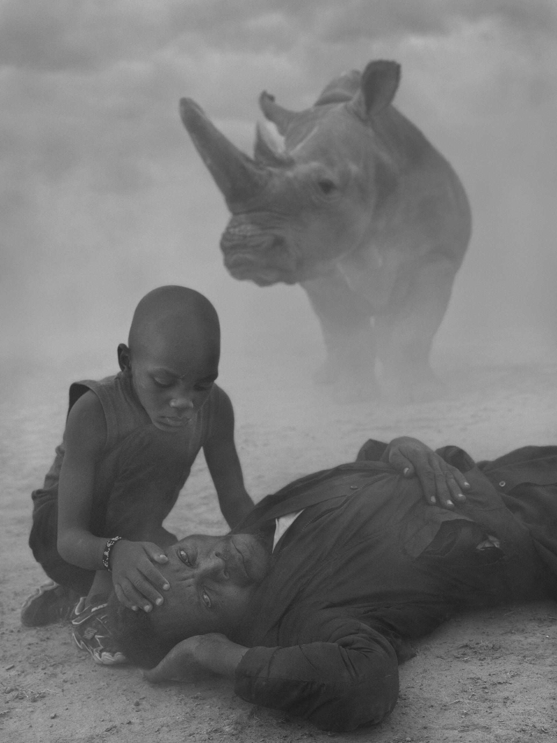 Nick Brandt portrays how people and animals impacted by climate change-4