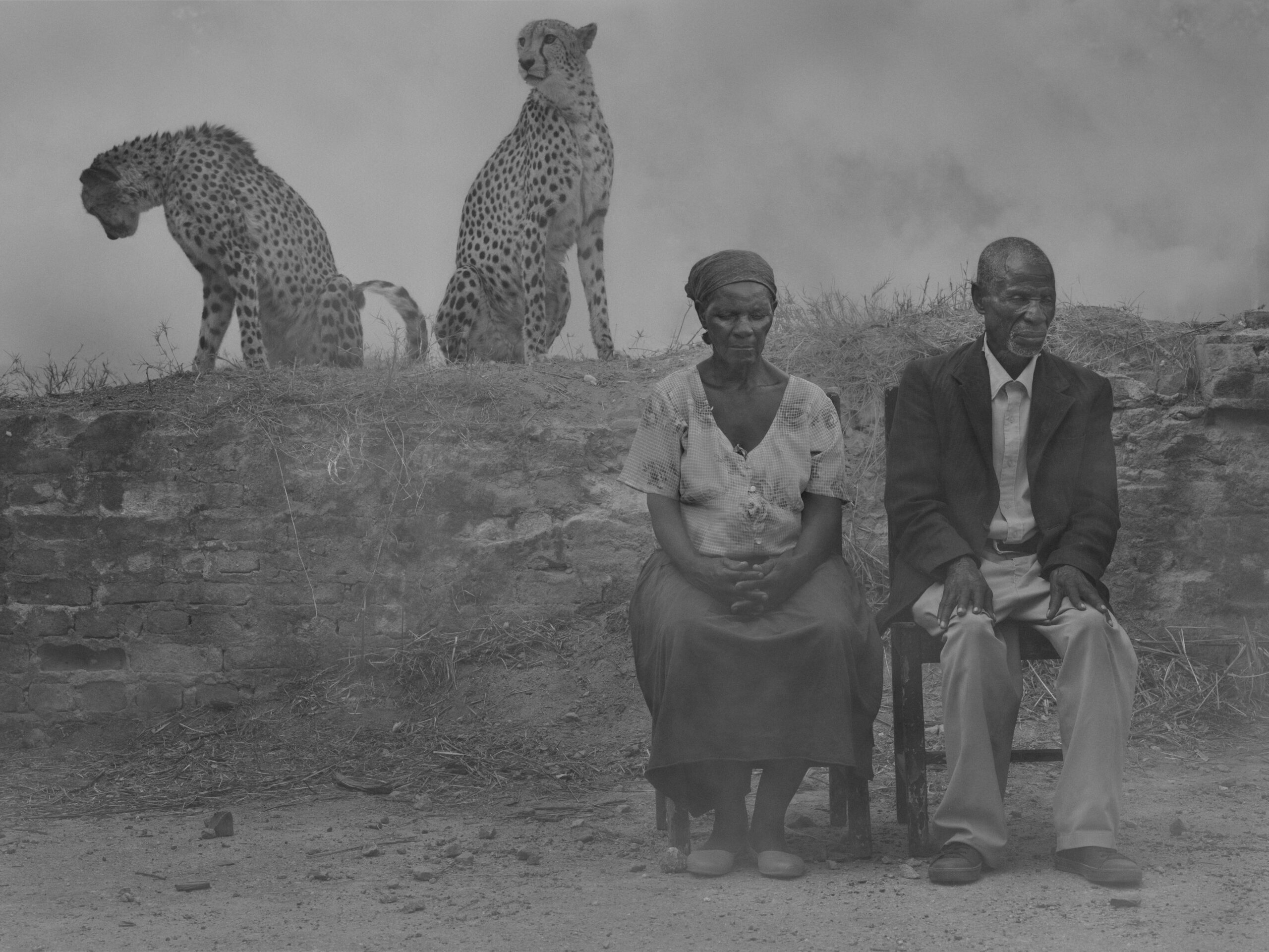 Nick Brandt portrays how people and animals impacted by climate change-7